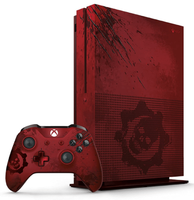 Xbox One S 2TB Gears of War Limited Edition Console box art for Xbox One